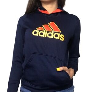 ADIDAS Dark Blue and Bright Yellow Orange